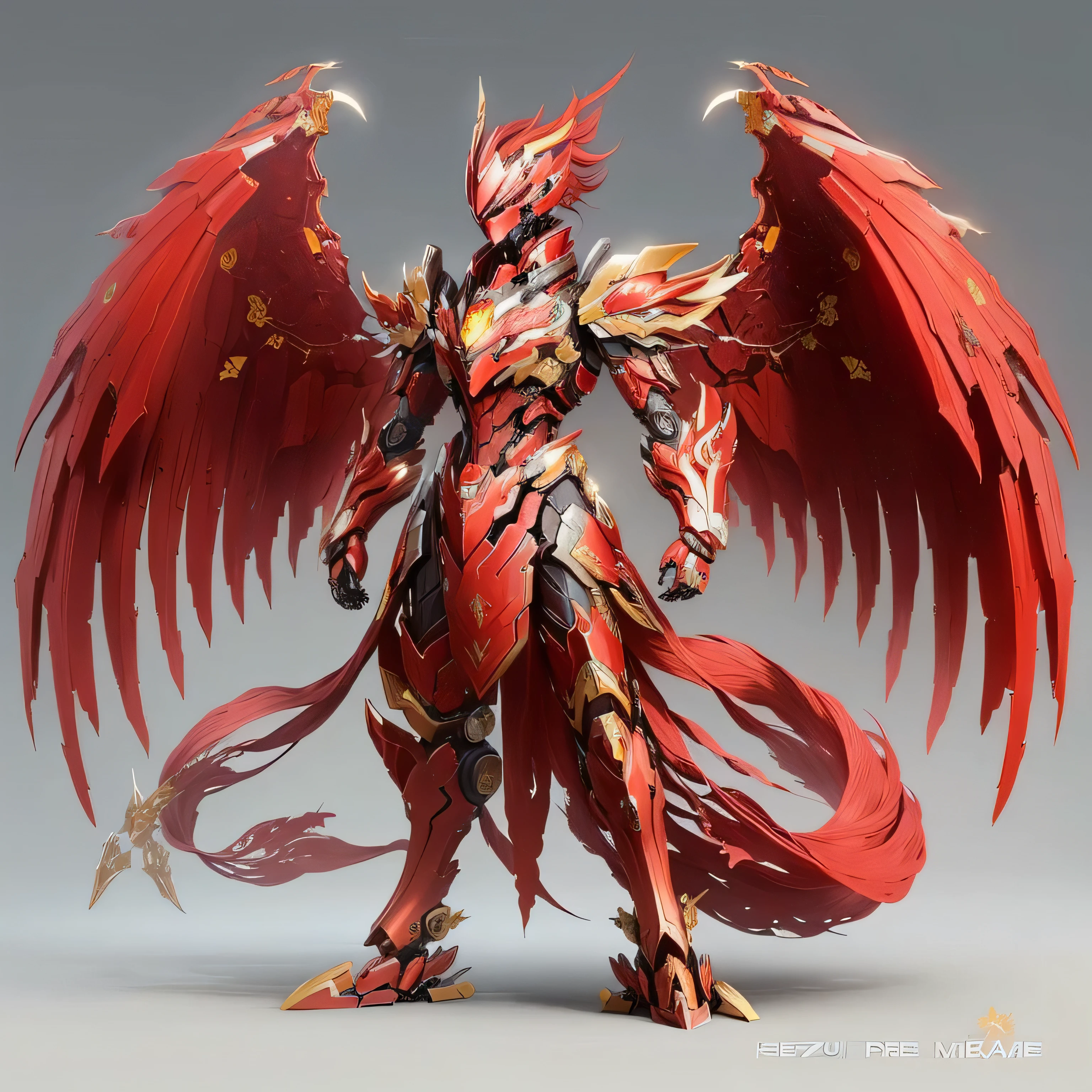 Suzaku Mecha,Red Warframe
