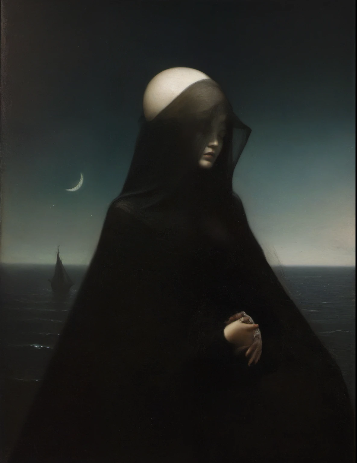 James Gurney, Surrealist art , dream-like, Mysterious, Provocative, symbolic, Complex, detailed,, (Gothic but very beautiful:1.4), (masterpiece, highest quality:1.4) , Nicola Samori Style, horoscope 