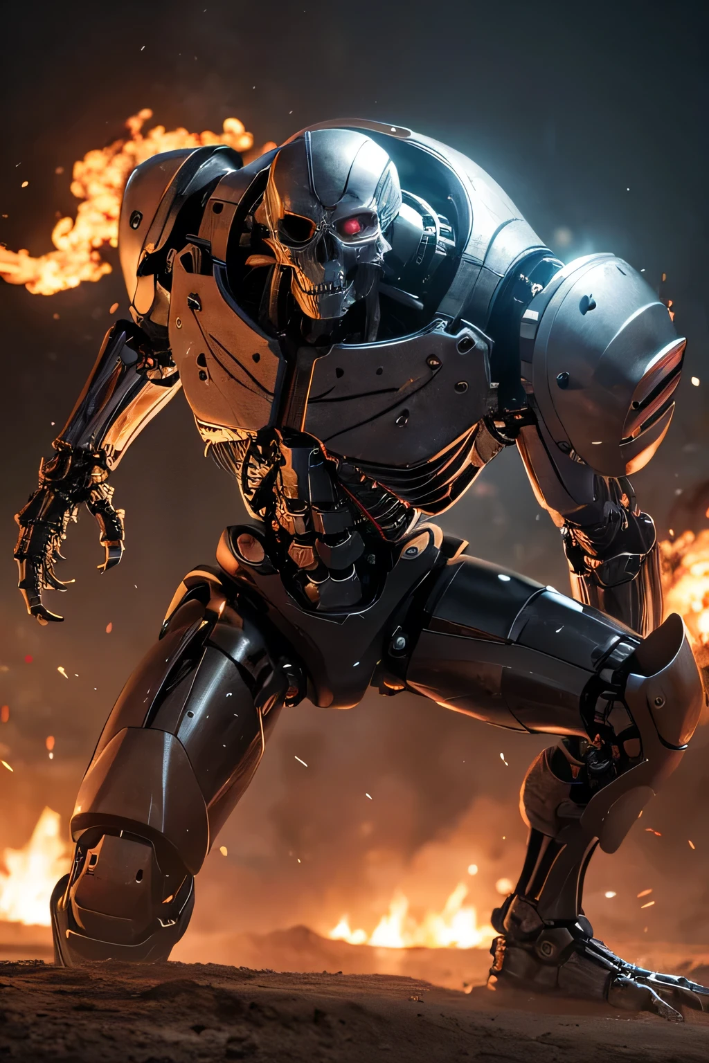 skeleton terminator monster