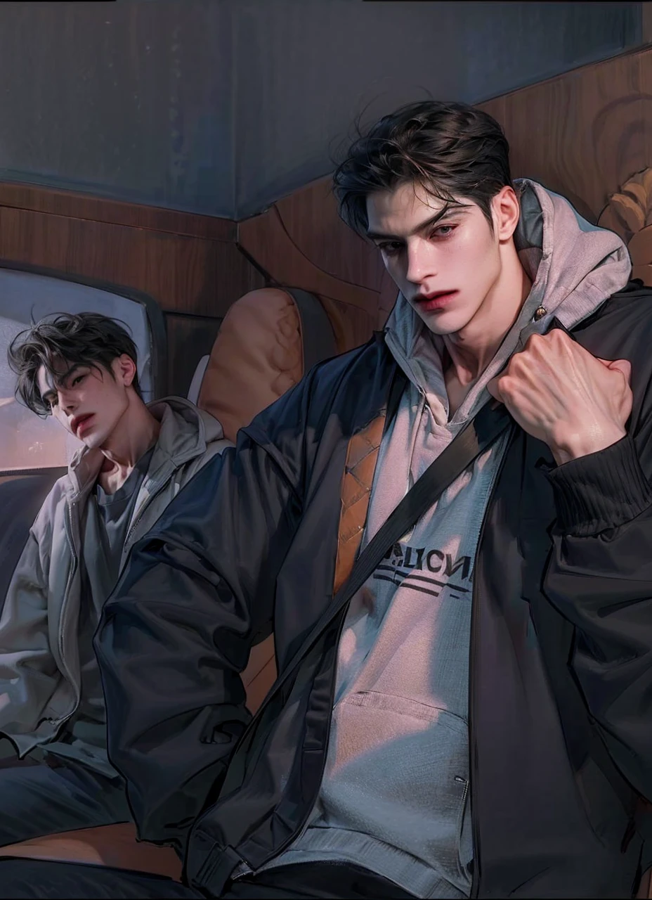 Masterpiece of man, Adult man with firm facial features like an Dutch, black eye, his nose is sharp, mature, black eyes, neat short balck hair, very handsome, white, clean, smooth skin, muscle body realistic,