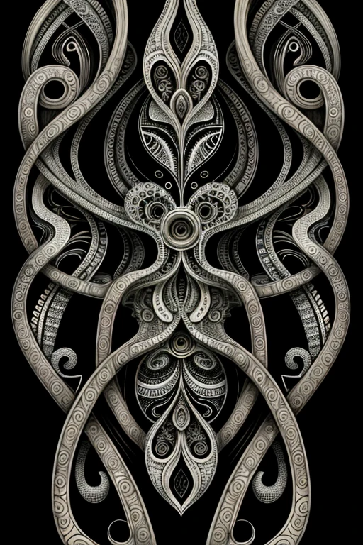 Zentangle Art Brut --s2
Exquisite composition of intricate patterns,
Ultra high res, ultra detailed,
Photorealistic quality: 1.4,
A surreal blend of chaos and harmony,
Best quality, Best detail, Best intricacy,
8K texture, HDR, Cinematic Lighting,
Sharp focus, a masterpiece in complexity,
Illustration: 1.2, Wallpaper-worthy,
Captured in the realm of Zentangle Art Brut,
Awe-inspiring, Absurdly beautiful,
A blend of chaos and balance, a testament to art's power,
A journey