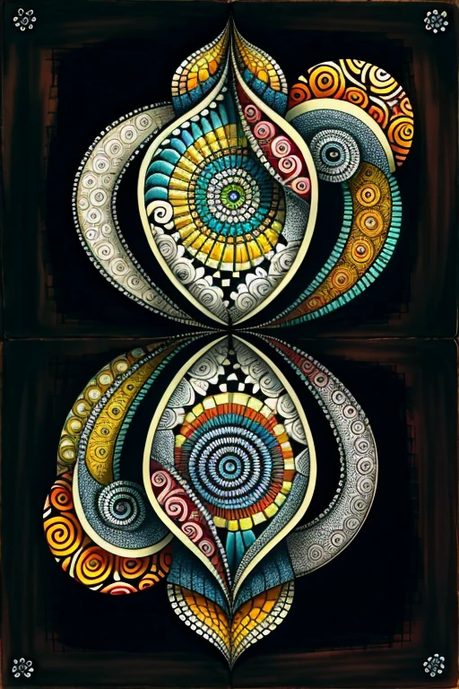 Zentangle Art Brut --s2
Exquisite composition of intricate patterns,
Ultra high res, ultra detailed,
Photorealistic quality: 1.4,
A surreal blend of chaos and harmony,
Best quality, Best detail, Best intricacy,
8K texture, HDR, Cinematic Lighting,
Sharp focus, a masterpiece in complexity,
Illustration: 1.2, Wallpaper-worthy,
Captured in the realm of Zentangle Art Brut,
Awe-inspiring, Absurdly beautiful,
A blend of chaos and balance, a testament to art's power,
A journey