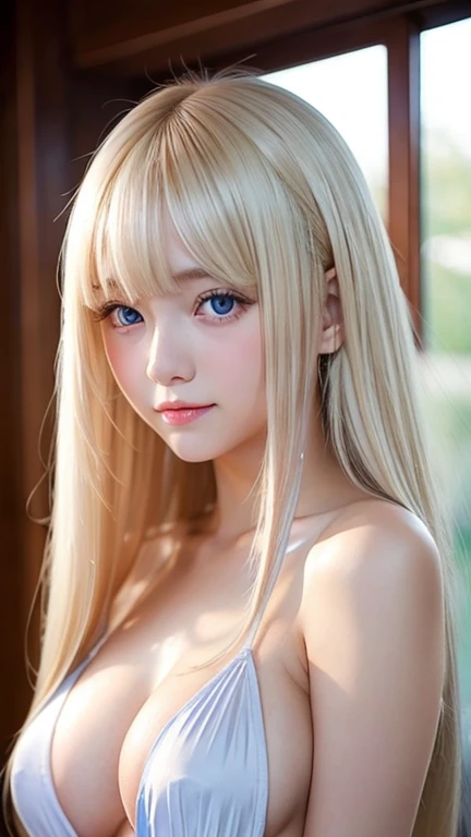 highest quality Embarrassed expression seen by viewers Shining, clear, white skin、Her windblown blonde hair hides her beautiful face、huge、20 years old cute sexy little beautiful face、Beautiful straight hair that stands out、growing up, Sparkling light blue eyes、Cute long silky bangs covering her eyes, Sexy and cute young woman with super long hair hiding her sexy face、Nasty Woman Super long, natural platinum blonde shiny hair Beautiful bangs that cover the forehead and reach the eyebrows. A slutty and slutty woman. Naked. Bukkake. Whore. Prostitute. She's in heat with her seductive makeup. A large amount of milky liquid is on her body. She shows off her beautiful breasts and beautiful nipples, a provocative expression, a lewd mark is engraved around her crotch, she opens her legs to show her beautiful crotch, she caresses a thick and sturdy dildo, she inserts a dildo into her beautiful pussy and becomes aroused, there is a lewd heart tattoo engraved around her crotch