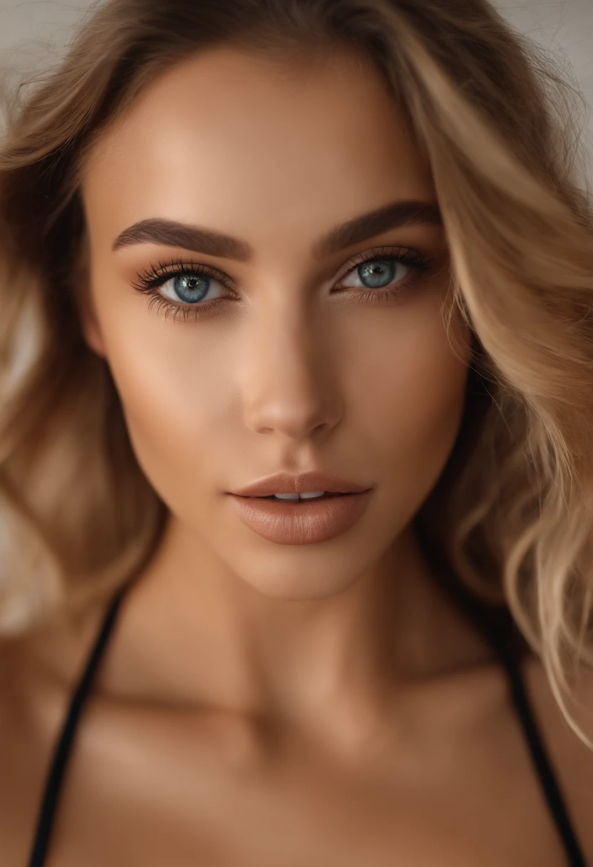 Oman with matching tank top and panties, fille sexy aux yeux bleus, Portrait de Sophie Mudd, Portrait de Corinna Kopf, cheveux blonds et grands yeux, Selfie d'une jeune femme, sans maquillage, maquillage naturel, Regarder directement dans la caméra, Visage avec Artgram, maquillage subtil, Superbe photo de tout le corps, dans le salon, grand , blond, Latin