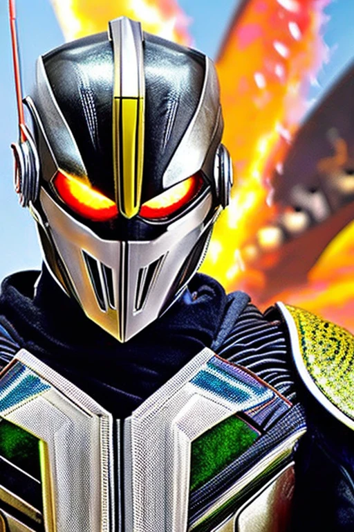An image of a cyborg resembling Kamen Rider, a Japanese special effects hero, standing in the center of the screen with round eyes like a dragonfly, a full-face cyber helmet, and highly mobile armor.、Image quality is HD