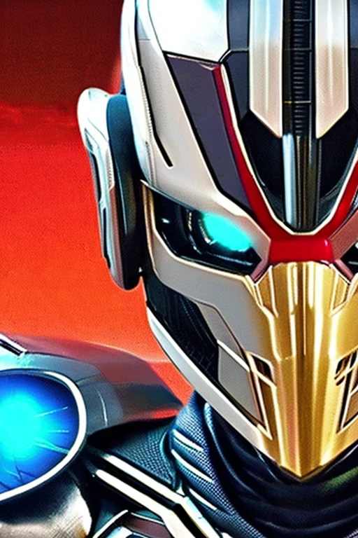 An image of a cyborg resembling Kamen Rider, a Japanese special effects hero, standing in the center of the screen with round eyes like a dragonfly, a full-face cyber helmet, and highly mobile armor.、Image quality is HD