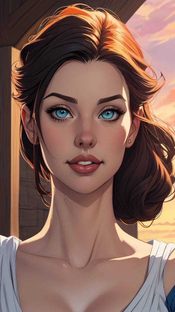um desenho de uma mulher com uma fantasia maravilhosa posando para uma foto, artgerm e lois van baarle, German style art, Steven Artgerm Lau, estilo ivan talavera e artgerm, Artgerm e Warren Louw, estilo artgerm, artgerm extremamente detalhado, quadrinhos artgerm, graphic artist artgerm cartoon style:1.2), Geena Davis s Mulher brasileira desenho ART Artline mulher Imagem cartoon de uma mulher , roupas sensuais , garota super valente destemida , Ilustra??o estilo desenho animadocabelo preto ondulado, estilo de arte dos desenhos animados, estilo de arte dos desenhos animados, digital illustration style, design de personagens altamente detalhado, arte digital detalhada fofa, Fan art horror character design portrait, beautiful curly black hair digital illustration high quality portrait, arte em quadrinhos, retrato do design do personagem, Naked busty woman with medium breasts cartoon style female character Geena Davis mercenary warrior Female character Queen Anna of Arendelle with battle scars Cartoon image of a woman .Ilustra??o estilo desenho animado, estilo de arte dos desenhos animados, estilo de arte dos desenhos animados, digital illustration style, design de personagens altamente detalhado, arte digital detalhada coragem, Forest fan art, Design de personagens de retrato, beautiful digital illustration, retrato de alta qualidade, Arte em quadrinhos, mulher jovem cabelo com transas lindas . Queen Anna of ArendelleBeautiful lined eyes Medium large bust and wonderful sexy clothes. sunrise bright wish image expression,Star, heart, Spectral rainbow, Fundo, cabelo chique lavanda branco menta, macio, Idiomas mistos_SMS, (Fundo bonito e claro:1.2),, Pintura de fantasia , Olho de renda com alto detalhe, long braids, braid, Universo, Galaxy, cabelo longo, penteado legal, o fluxo, como, como, cabelo super fino, melhor qualidade, alta qualidade, high resolution, Aprimora