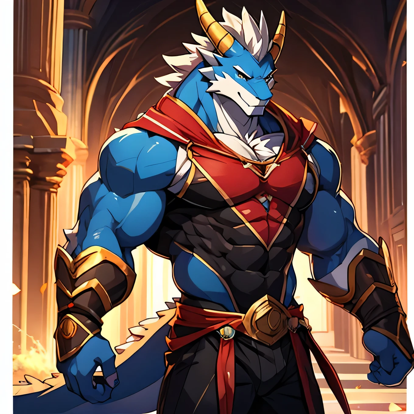 Muscular Macho vestments Dragon Man Handsome Arm muscle bodysuit