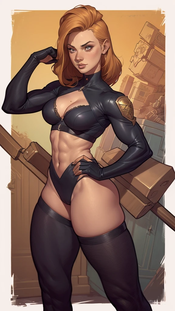 um close de uma mulher em uma fantasia preta e dourada, commission for high resolution, super garota, black canary, extremely detailed digite germe, digite germe and lois van baarle, even model | digite germe, in the style digite germe, style ivan talavera and digite germe, giantess art, por Rick Naguarouma mulher com uma fantasia preta e dourada posando para uma foto, artgerm extremamente detalhado, artgerm Greg rutkowski _ Greg, Artgerm e Warren Louw, Dinah Drake, estilo artgerm, por Ruan Jia e Stanley Artgerm, aly caiu e artgerm, Krenz Cushart e Artgerm