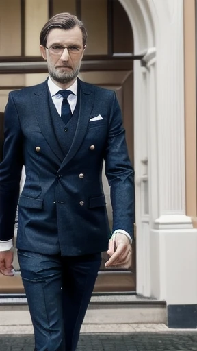 a Belgian man focus on the character
