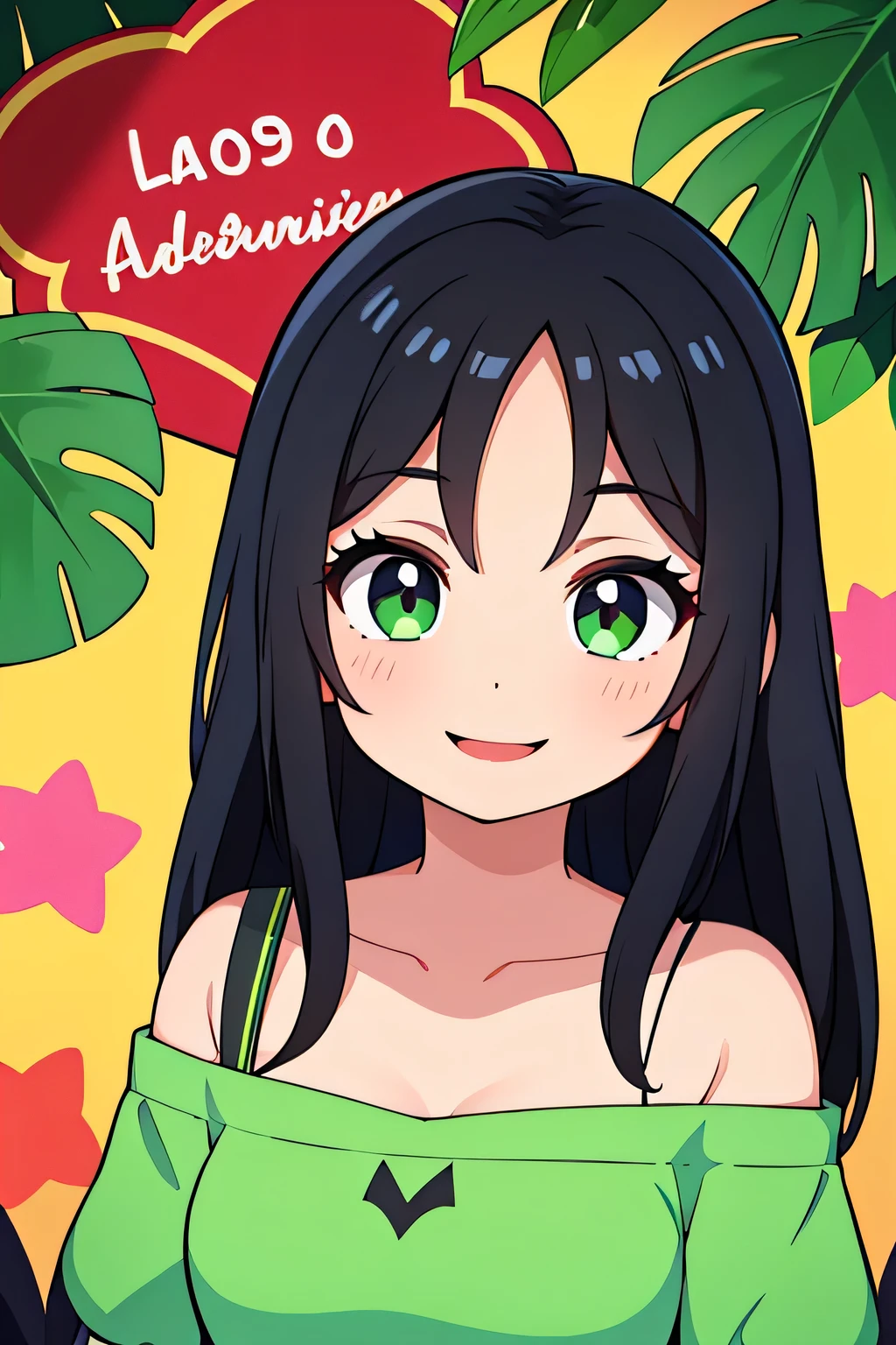 there is a woman with long black hair and a green shirt, ayahausca, imagem de perfil, pele de cor verde!!, Alanis Guillen, by Gina Pellon, by Amélia Peláez, mulher de 30 anos, Mulher de 3 0 anos, fernanda suarez, imagem de perfil, Lorena Avarez, Adriana DXIM, malika favre, mulher sorridente com longos cabelos pretos e uma camisa listrada, imagem de perfil, sorriso malandro with red lips, se divertindo. vibrante, kind smile, Mulher de 3 0 anos, mulher de 30 anos, Sorriso Maligno, linda e sorridente, com um sorriso lindo, imagem de perfil, sorriso malandro, Sandra Chevier, sorriso bonito, parecendo muito bobo, lindo sorriso, imagem de perfilture