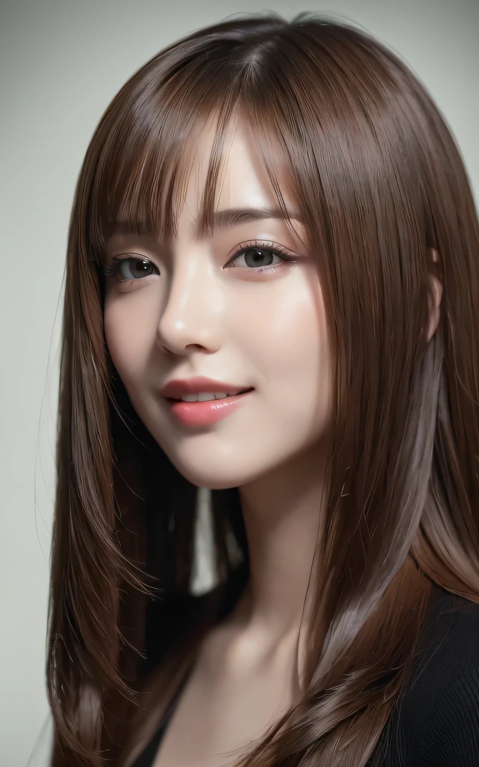(8k, highest quality, masterpiece:1.2), (Realistic, Realistic:1.37), Very detailed, 1 girl,cute,alone,Slender Beauty,Browsing Caution,(smile:1.15),(Blowjob),Beautiful details,(Medium Straight Hair: 1.2),Floating Hair ,