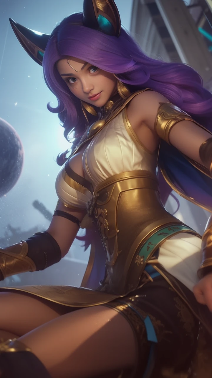 (filmgrain:1.4),(Fuji colors:1.2), No makeup,Clear pores,1 cute Japanese girl, 26 year old, Solo, Extremely detailed eye clarity,Detailed skins,Realistic skin texture,Real skin texture,Highly Detailed Face and Skin Textur,(D cup,broad shoulder,Small round buttocks,Small head, Beautiful starry sky, themoon, Reality:1.3,Low Angle Lens, Dynamic shots:1.4, Ultra photo realsisim,Photo realism,Add noise:1.5, Doji diffraction, Dynamic action:0.5,