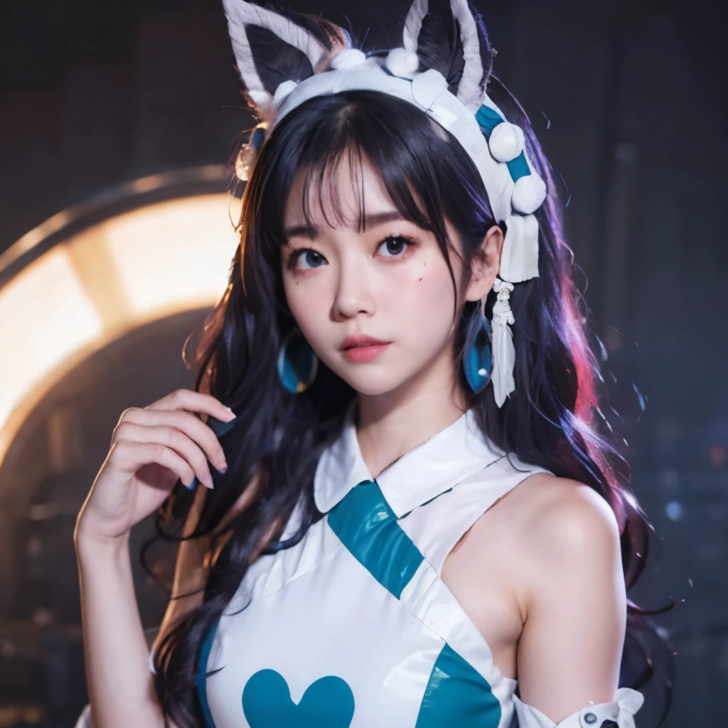 （8K，RAW photos，best quality，masterpiece：1.2））35 mm，Ultra-high detail，Professional lighting，best quality，Ultra-high resolution，Visually stunning，（1 girl：1.1），（Miao costumes and headdresses），Real human skin，（Perfect body 1.3）Super delicate face。