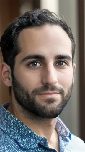 a 30-year-old Jewish man, focus on the face.