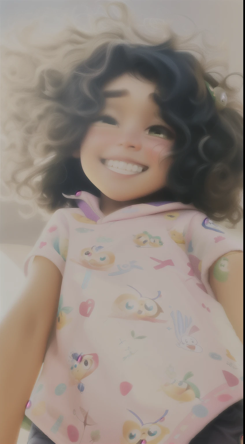 garotinha estilo Disney Pixar alta qualidade.