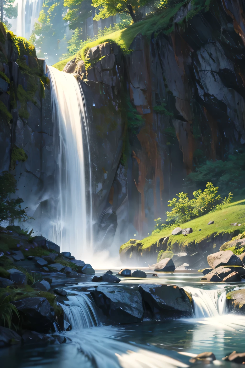8k waterfall beautiful