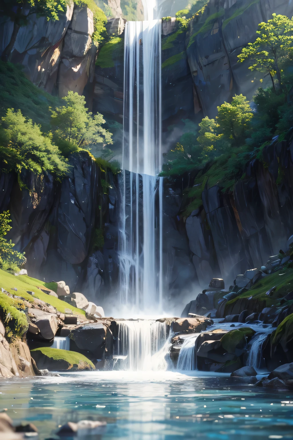 8k waterfall beautiful