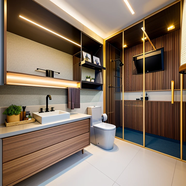 (masterpiece, best quality:1.2), KTH Rest room - Morden Luxury, Morden Luxury Rest room, 