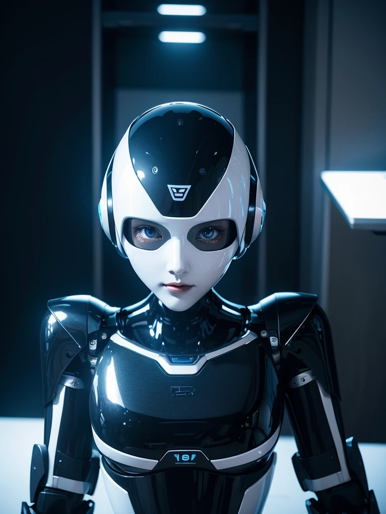Intricate 3d rendering of highly detailed beautiful ceramic silhouette female robot face, robot, robot part, 150 mm, beautiful studio soft light, rim light, vibrant details, luxurious cyberpunk, lace, surreal, anatomy, facial muscles, cables wires, microchip, elegant, beautiful background, octane rendering, HR Giger style, 8k, best quality, masterpiece, illustration, very delicate and beautiful, very detailed, CG, unity, wallpaper , (fidelity, fidelity: 1.37), amazing, fine detail, masterpiece, best quality, official art, very detailed cg unity 8k wallpaper, absurd, unbelievably absurd, robot, silver helmet, full body, sitting write