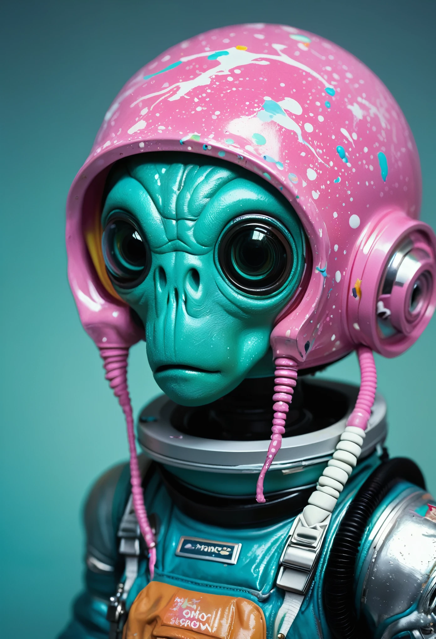 8K, ARTISTIC photogrAphy, best quAlity, mAsterpiece: 1.2), A (potrAit:1.2) Don Bluth Style  ASTRONAUT Cthulhu pink Toon Doll, full body RAW candid cinema, cyan hair, 16mm, color graded portra 400 film, remarkable color, ultra realistic, sad admosphere, dark lighting, oppressive atmosphere, depressive colors, kodak portra 400, photograph,r, Natural Light,  Pinhead lighgts, blur reflection, Brush Strokes, Smooth, abstract, Splatter, Oil On Canvas, rainbow colors, fractal isometrics details bioluminescens : a stunning realistic photograph of wet bone structure, 3d render, octane render, intricately detailed, titanium decorative headdress, cinematic, trending on artstation | Isometric | Centered