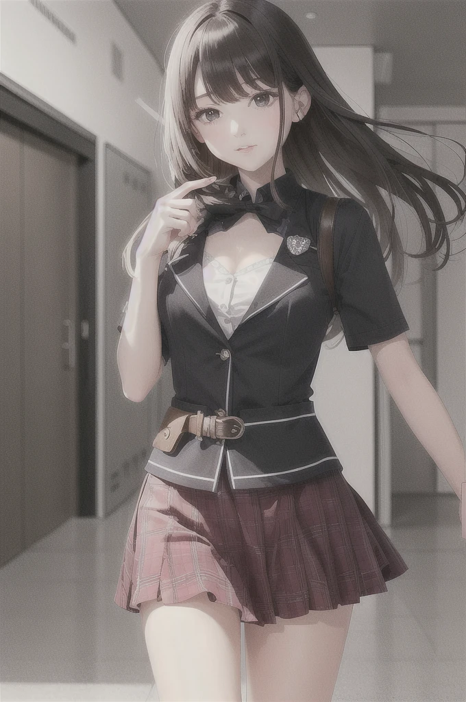 (best quality, masterpiece:1.1), (Practical:1.4), 1 Girl, Cowboy shooting,
