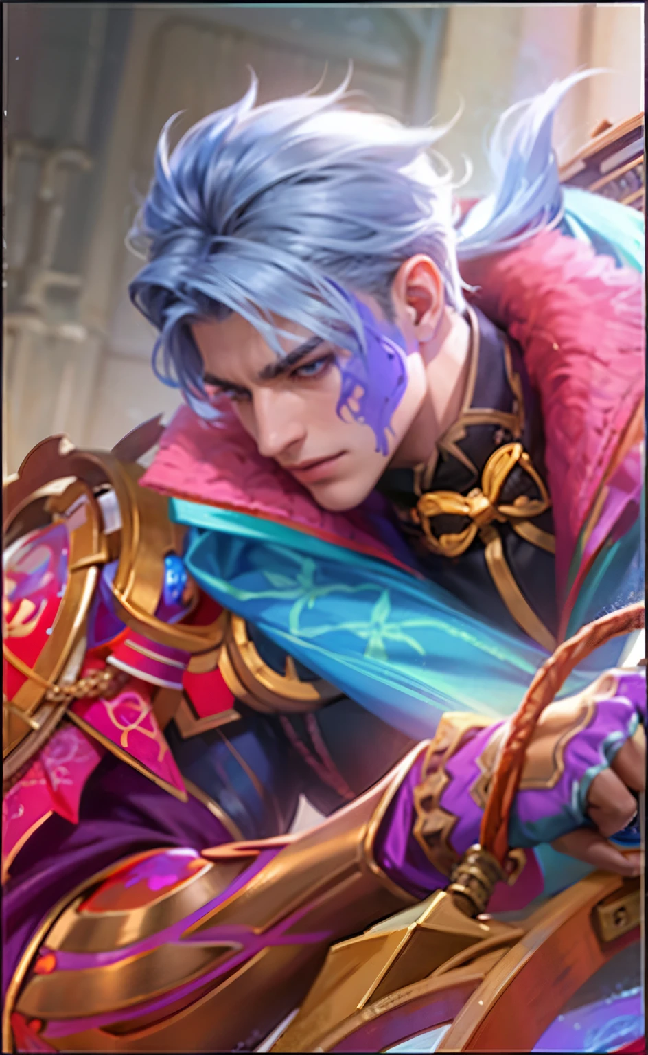 Best quality, masterpiece, detailed skin texture, detailed clothes texture, detailed face, super detail, 8k, intricate detail, 1 boy, The color doesn't change, Muscle guy, 1 guy