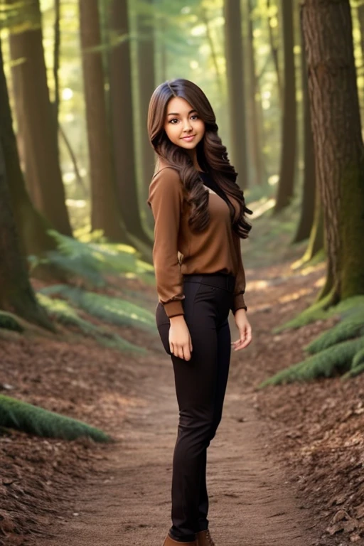 
Theme: High quality, girl, beautiful skin, well-proportioned face, beautiful hair
middle hair ahoge
Double eyelids, big eyes, brown eyes
Smile face angle is 45 degrees
The pose is a sexy pose with her hair combed while standing.
The background is a fantastic forest
Clothes are fantasy