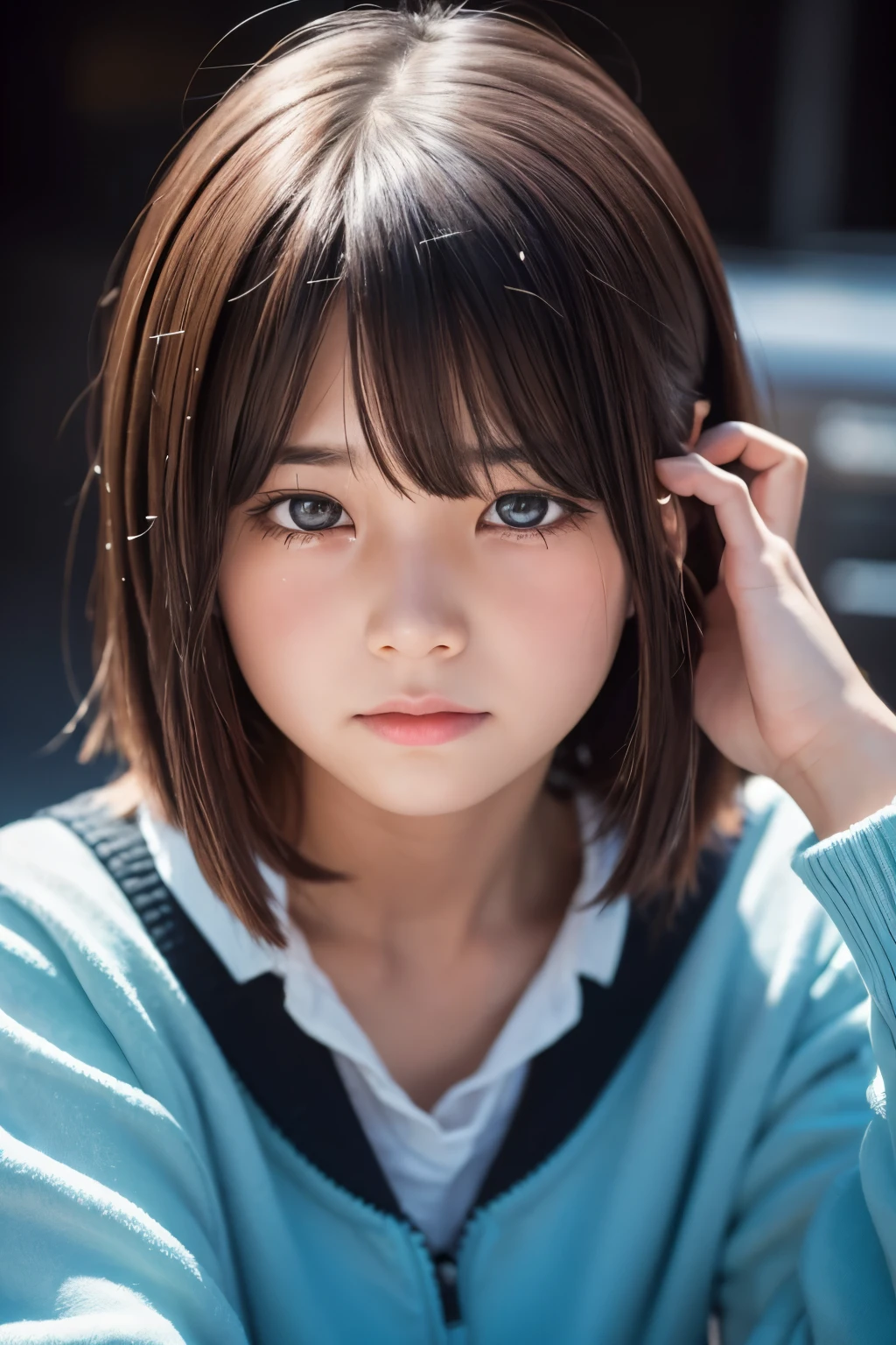 Crying girl illustration highest quality