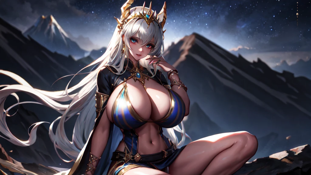 Woman in a golden transparent dress,View Viewer,(((Huge breasts, University of Kili))),Slim waist,(Navel exposed,Bare waist), long hair, extreme detailed details,High-end real station, Heavy rain scene, Detailed fantasy art, Stunning character art, Beautiful and exquisite character art, Beautiful gold and silver armor, Very detailed, girl in shining armor, Exquisite headpieces and jewellery,crystal jewelry filigree, Galaxy, Stunning visuals, (Dynamic Stripes, light track:1.2), Vibrant colors,