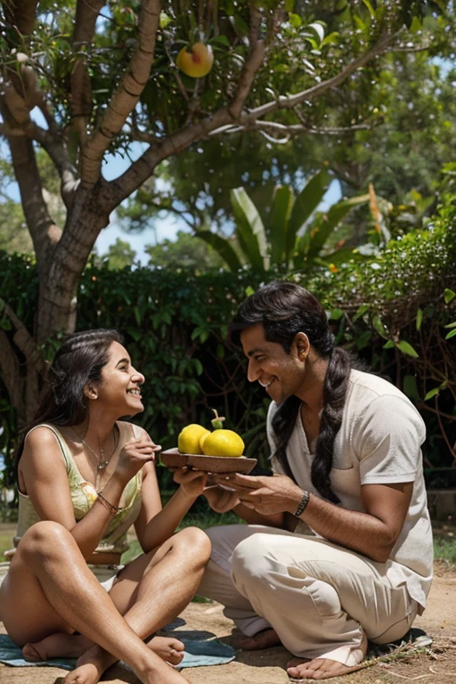 To Rahul's surprise, the monkey accepted his offering and even seemed to enjoy his company. Together, they sat beneath the mango tree, sharing stories and laughter as they indulged in the delicious fruit.
