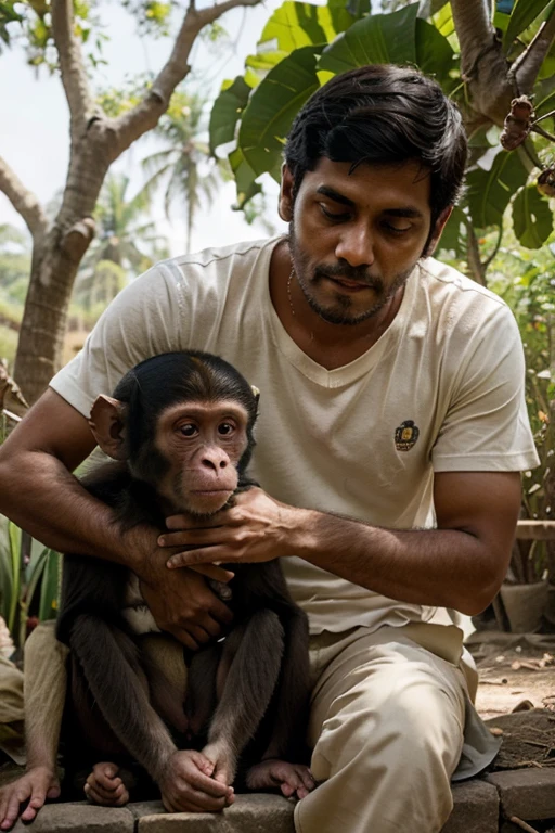 As the years passed, Rahul grew older, but his love for mangoes and his friendship with the monkey never faded. And though the mango tree eventually stopped bearing fruit, the memories of those sweet, sunny days remained etched in Rahul's heart forever. For him, the true treasure was not just the mangoes themselves, but the bond they had helped him forge with a playful monkey and his community.