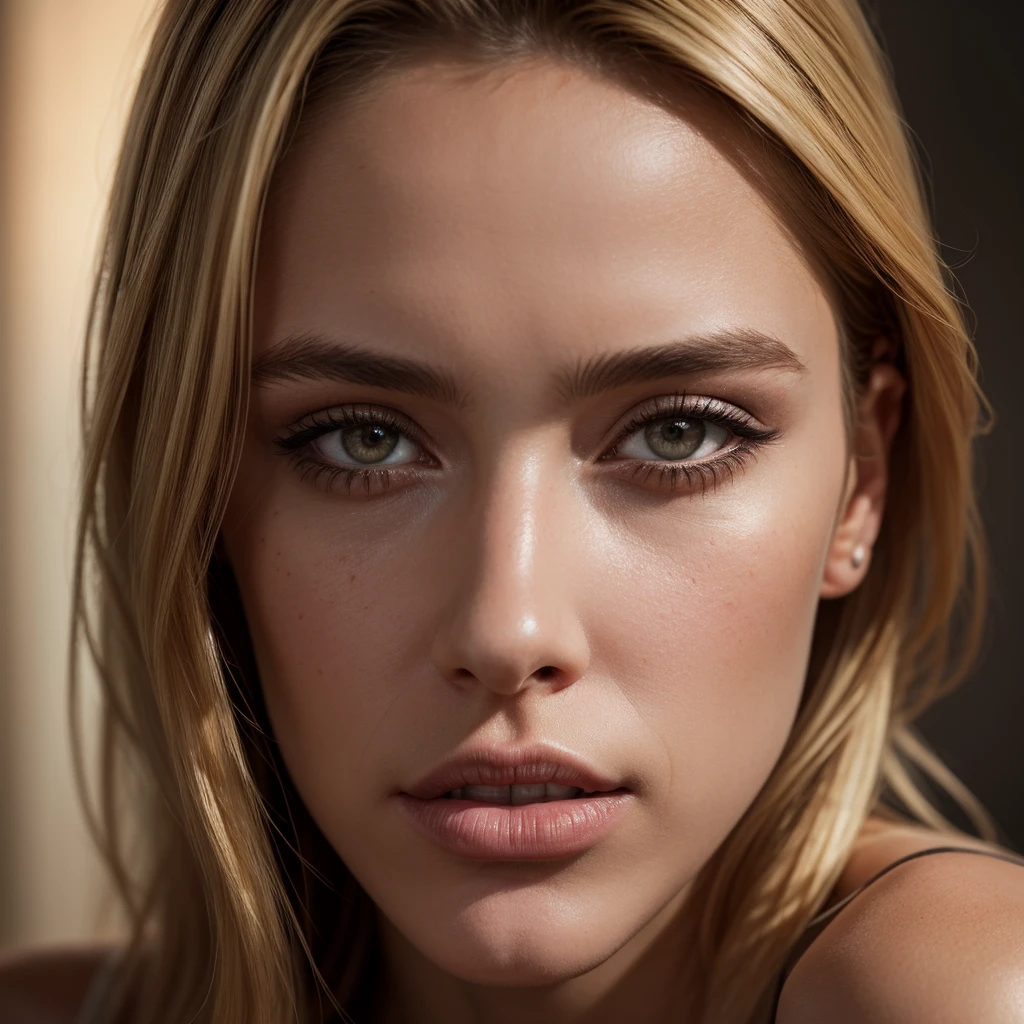 une belle femme suédoise de 35 ans,1 femme,fausse blonde, faisant l'amour  ,Realistic lighting ;artwork,photorealistic,very detailed,Dramatic lighting ,Peau mat,