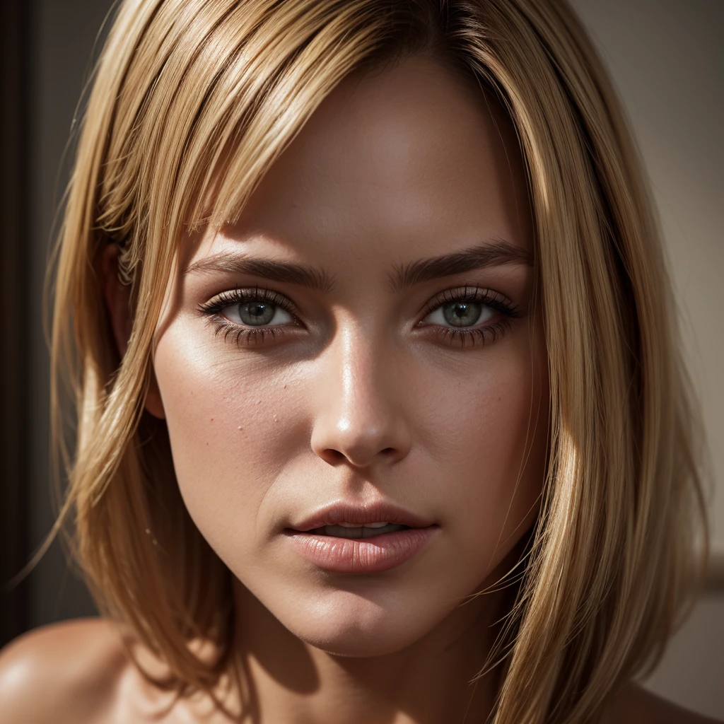 une belle femme suédoise de 35 ans,1 femme,fausse blonde, faisant l'amour  ,Realistic lighting ;artwork,photorealistic,very detailed,Dramatic lighting ,Peau mat,