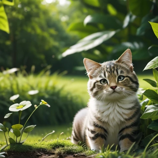 Animals, background wallpaper, happy, playful, greens, adorable