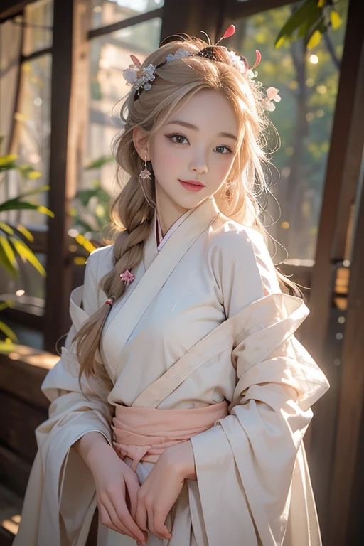 Superb Quality, Masterpiece, High Resolution, 1Girl, Blush, (Charming Smile: 0.8), Star Eyes, Caucasian female wearing hanfu, 25 year old, Hair Accessories, Jewelry, Beauty, on_body, Tyndall Effect, Realistic, Peach Blossom Forest, Light Edge, Two-tone Lighting, (High Detail Skin: 1.2), 8K UHD, DSLR, Soft Light, High Quality, Volume Lighting, Voyeur, Photo, High Resolution, 4K, 8K, Background Blur, nsfw, subtle nudity, exposed,edgTemptation
