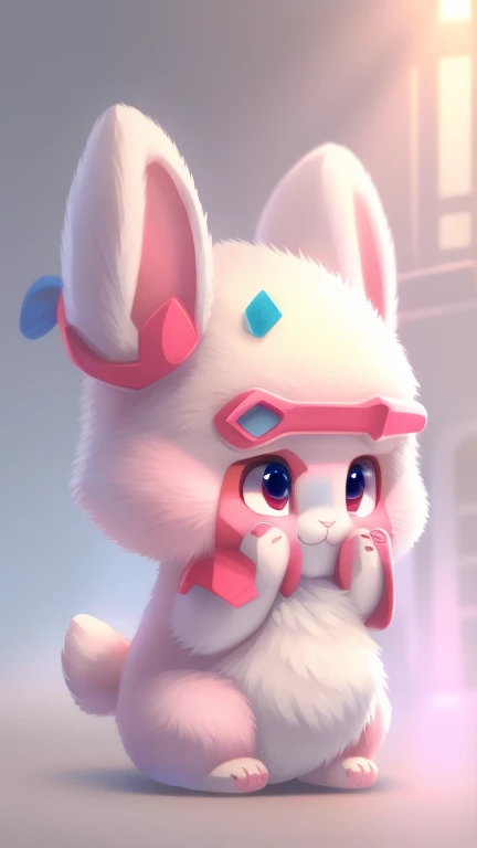 Pink rabbit, with eight uprising cultural characteristics, distinctive characteristics, rich connotation Jiangxi city IP has unique creativity and design, in line with the characteristics of the times Cute image, great affinity and communication Cute little animals Furry, anime, contemporary art, UHD