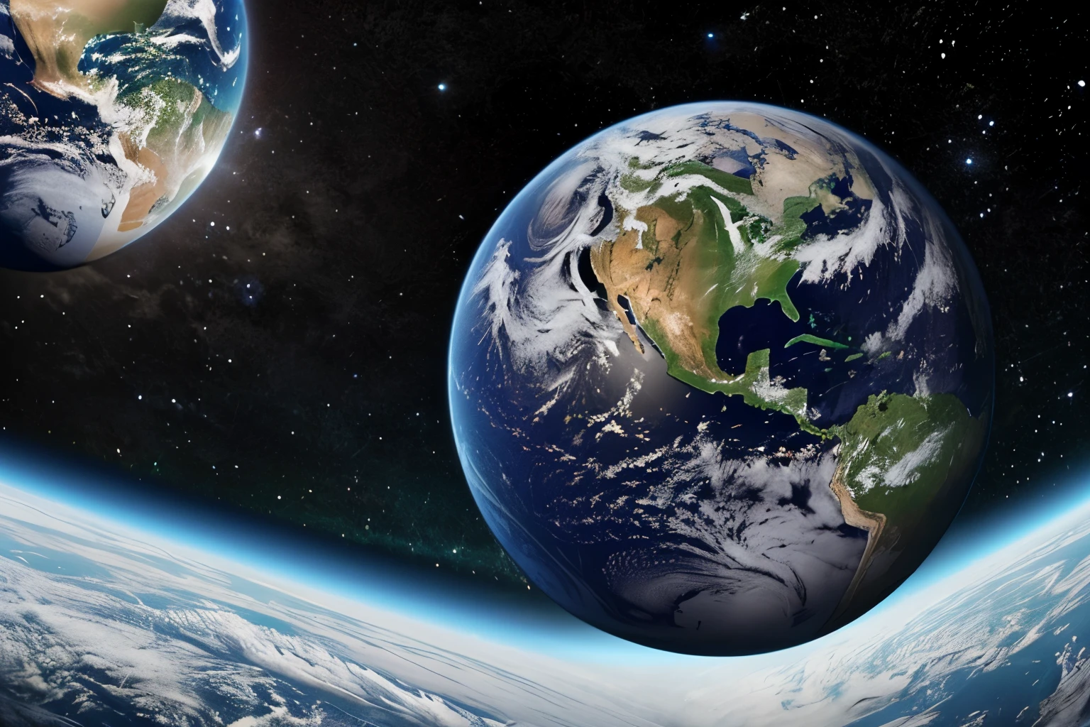Planeta terra clonado