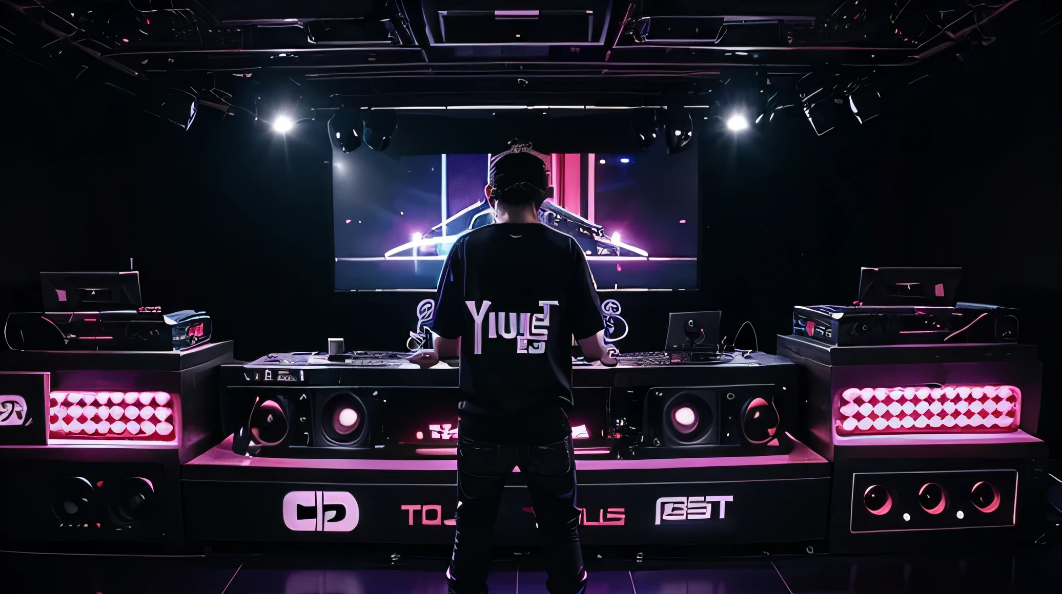 a youtube banner for a DJ Music channel
