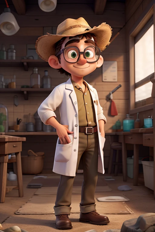 Um homem de quest
1. **Visual**: Use um figurino que combine elementos de um aventureiro e um cientista. Pode ser uma camisa de explorador, a safari hat, protective goggles, and a lab coat. This look creates an interesting mix that refers to exploration and science., with loose arms
