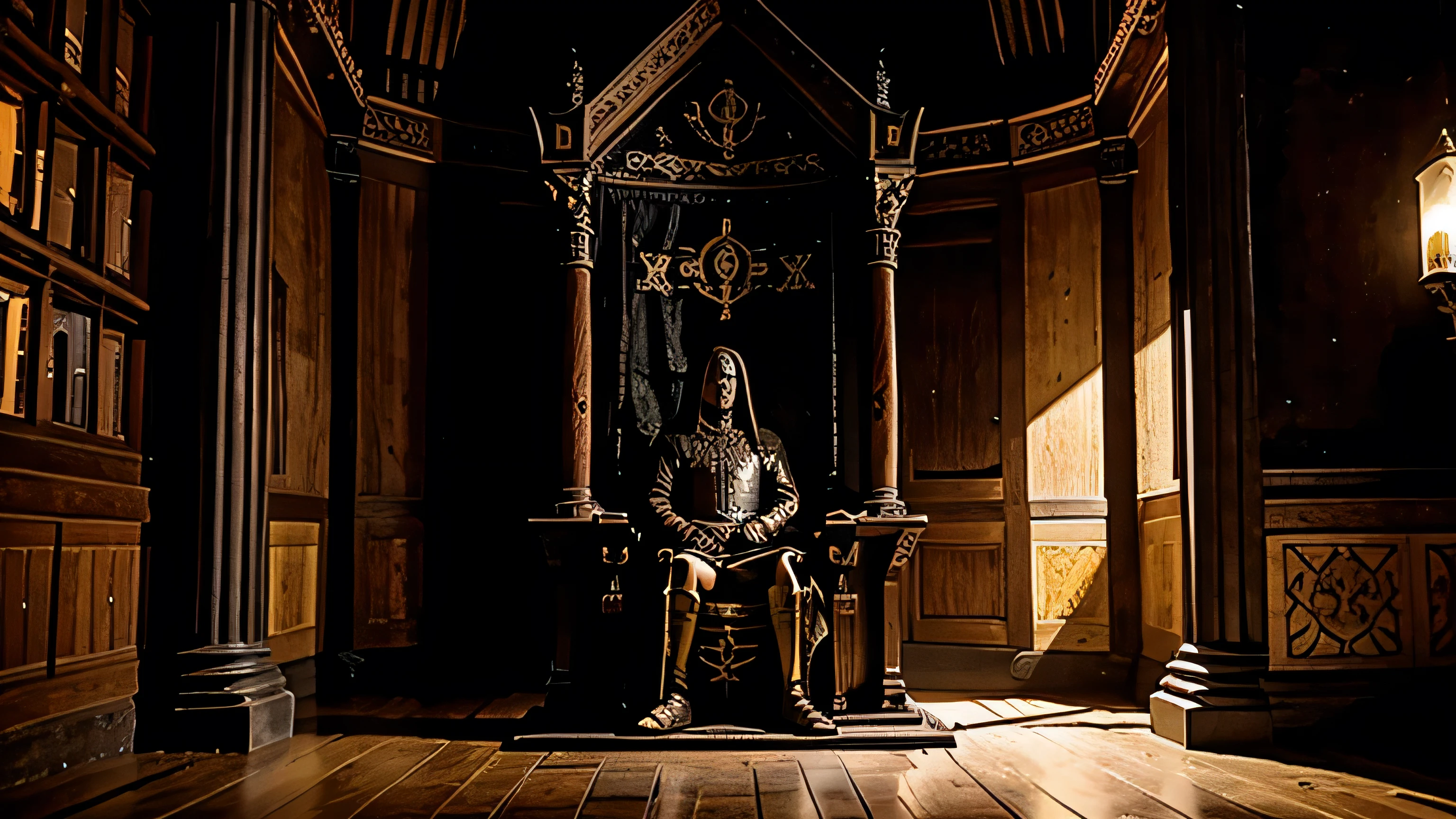 medieval throne room of death