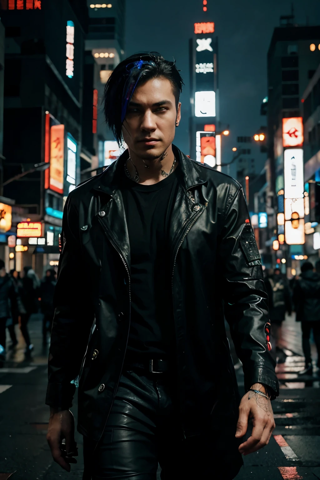 Man cyberpunk