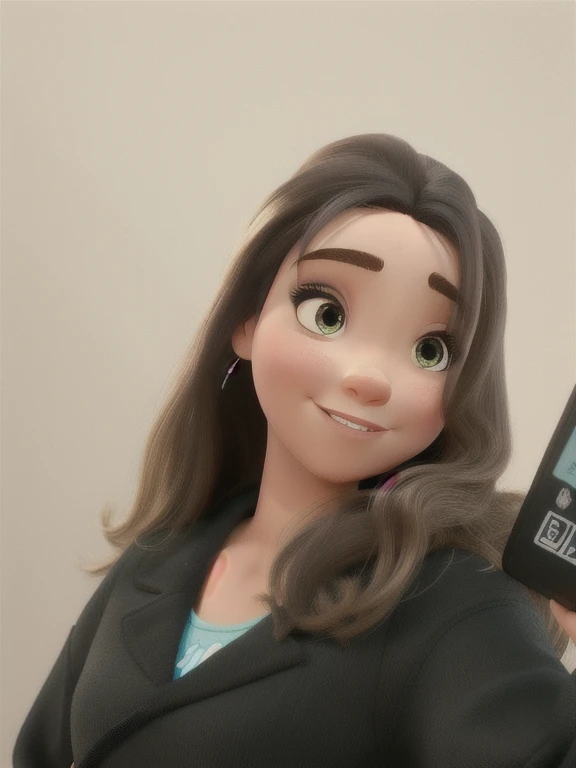 uma mulher estilo disney pixar, alta qualidade, melhor qualidade