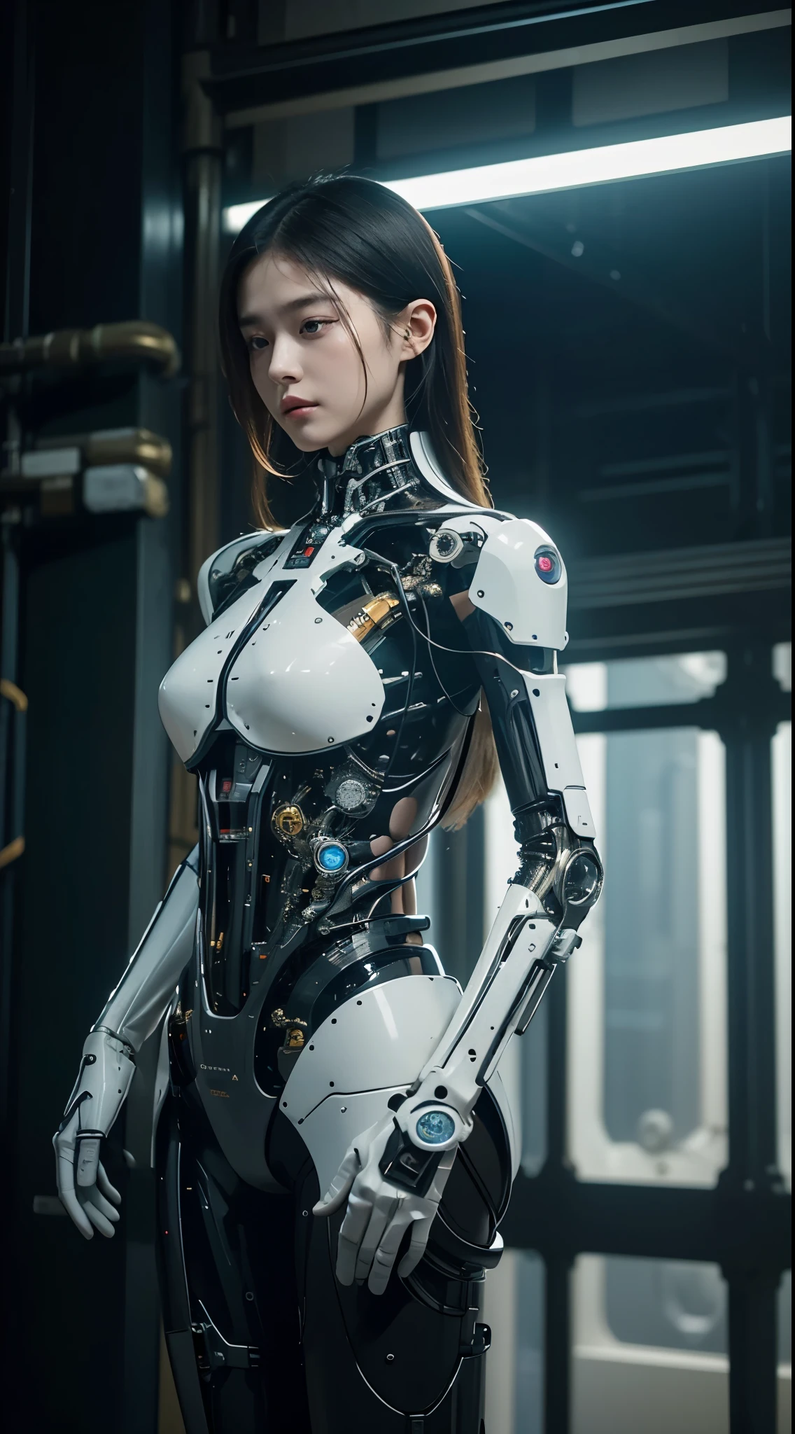 ((best quality)), ((masterpiece)), (Very detailed:1.3),Riel Mecha,A future where technology reaches new frontiers, A breakthrough innovation called "real mechanical parts" has emerged. This unique LoRa (low orbit remote access) Technology enables seamless integration of cybernetics and augmentation capabilities onto human models, Produce surprisingly detailed and realistic images,Blurring the line between humans and machines.Enter a world where the lines between organic and synthetic organisms are becoming increasingly indistinguishable. “Real Mechanical Parts” Technology Allows Individuals to Transcend Biology,Embrace a new era of enhanced capabilities. Both the precision and power of the robotic arm, The computing power of cybernetic implants, Or sensory enhancement that bridges the gap between humans and machines, These mechanical enhancements offer unprecedented possibilities.As society grapples with the impact and social impact of this groundbreaking technology, Countless stories unfold. Stories delve into the personal journeys of those who choose to undergo transformation, Explore their motivations, desire, and the far-reaching consequences of convergence with technology. Images generated from "real mechanical parts" capture the intricate details and nuances of these cybernetic enhancements, depicts the fusion of man and machine,Challenging traditional notions of identity and existence.Beyond personal stories, There are bigger themes emerging in this world. Questions are raised about the accessibility and affordability of this transformative technology, The gulf between those who embrace augmented technologies and those who remain purely human, and the ongoing debate about the boundaries of human-machine integration. This world depicts a society grappling with the far-reaching effects of "real machine parts",Because it reshapes the structure of daily life.Within these complex dynamics, and tensions arise. Underground movements pro