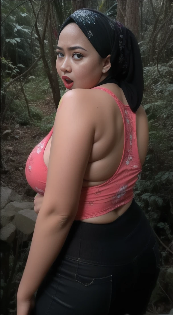 Fat ass "Plumpers", (Spectacles), ("Rainbow Hijab Floral pattern Naked"), "Long Tongue", (Anger), (Anger), (Anger), (Anger), "G-String & Thong", "Oki Setiana Dewi", "Spectacles", ("Rainbow Hijab Floral pattern Naked"), Chubby Wearing Lace Bra & Short Hairy Pussy, "Facial expression in anger", "Rainbow", "Red Lips", "Bokeh" My ass is huge Being in the forest, "Very angry facial reaction", (Heavy Huge Breasts Tits)