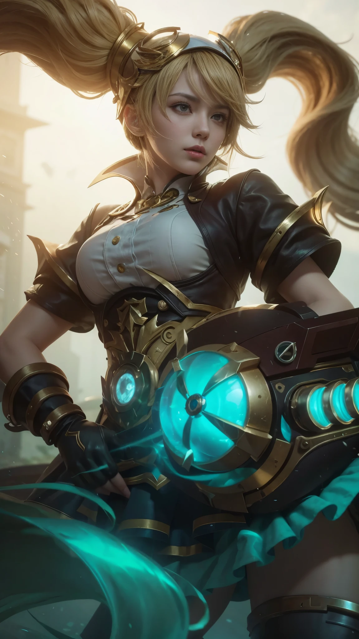 Layla de Mobile Legends, realistic photography, full HD, 4k, ultra detallado 
