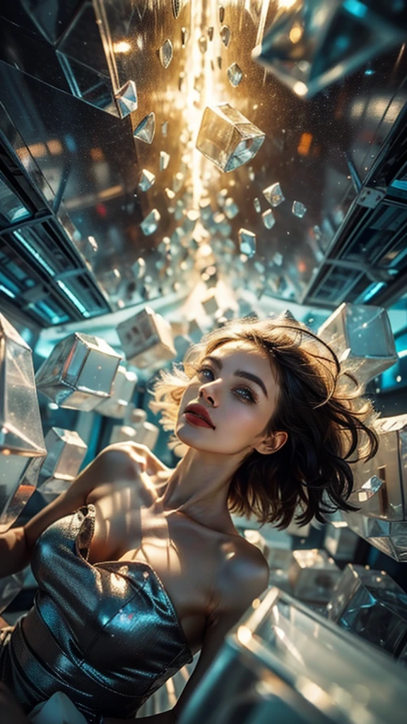 masterpiece,best quality,Aesthetic,detailed face,Subsurface scattering,Aerial View,
wrenchsfantasy,fantasy,1 Girl,photo of a cute girl,A faint smile,charming,20 years,asymmetrical hair.Swaying hair,Electric blue hair,Luminescence,cloud,rich and colorful || Starry Sky,Star,shattered,
space_style,style-swirlmagic,style-sylvamagic,Rainbow Candy,
legendary, outstanding, Beautifully, elegant, Luxury, Creative, Beautiful contemporary exquisite composition, Highly expressive and dynamic dramatic atmosphere, spectacular lights, symmetry, detailed, Rich colors, Environmental background, Inspiring, cute、Magnificent、Clarity、Wonderful、Surreal、Perfect、complex、Delicate colors, Shocking, epic, huge, magnificent, amazing, strange, mysterious, scale