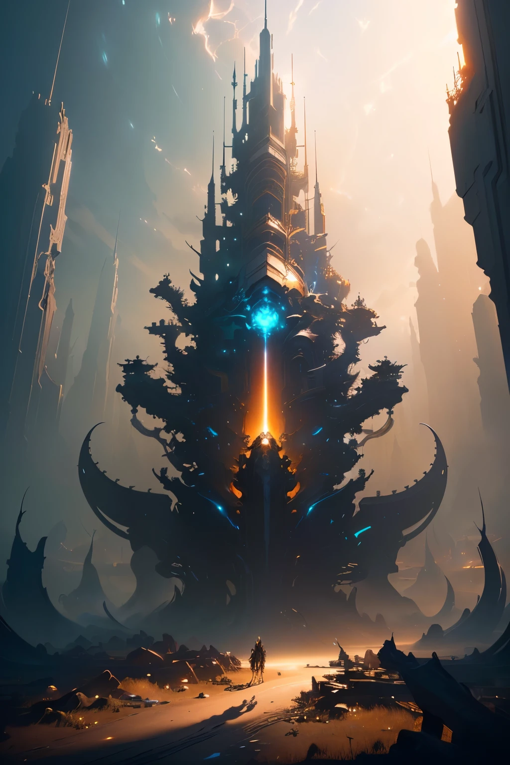 masterpiece, best quality, (extremely detailed CG unity 8k wallpaper), (best quality), (best illustration), (best shadow), absurdres, realistic lighting, (Abyss), beautiful detailed glow, art by PeterMohrBacher,