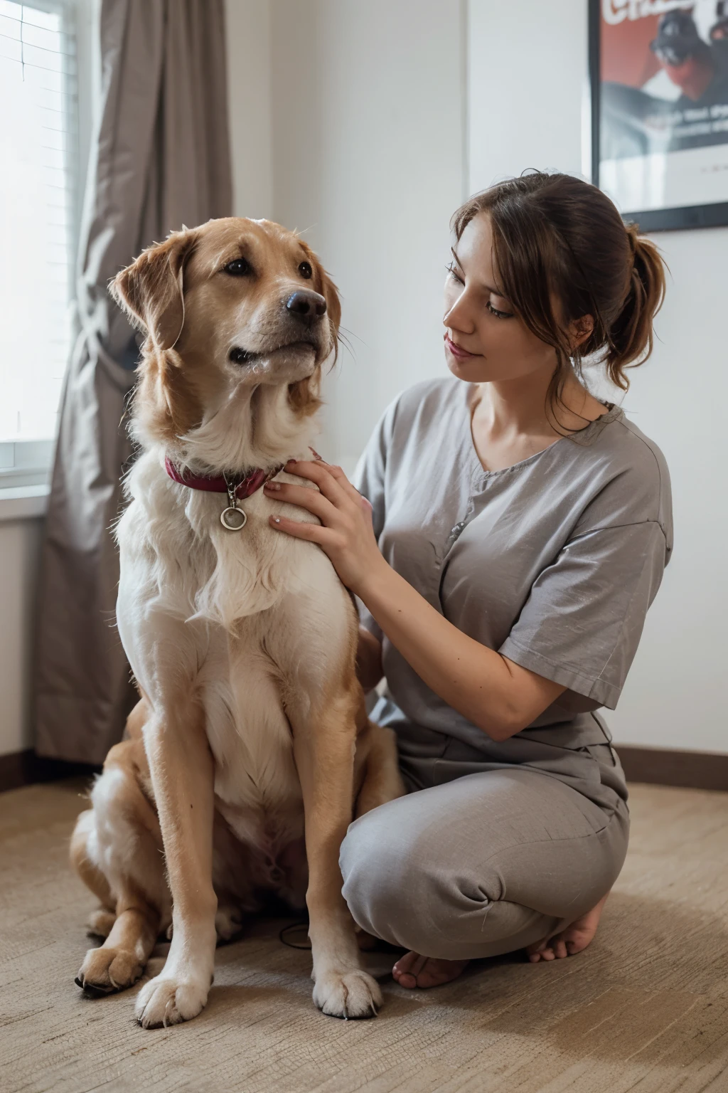 hotel and clinic for dogs inside advertising