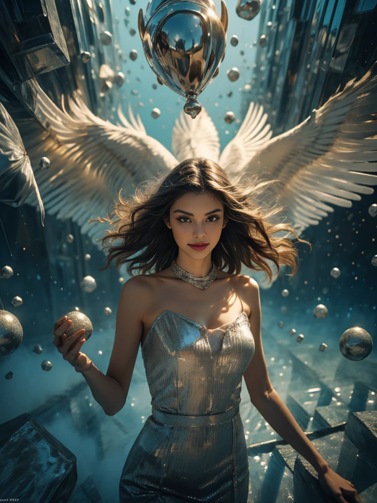 masterpiece,best quality,aesthetic,detailed face,subsurface scattering,bird view, wrenchsfantasy,fantasy,1girl,photo of a cute girl,light smile,charming,20yo,asymmetrical hair.Swaying hair,Electric blue hair,glowing,cloud,colorful starry,stars,broken,
space style,style-swirlmagic,style-sylvamagic,rainbow-candy, legendary, outstanding, delicate, elegant, luxury, creative, beautiful classic contemporary fine cinematic composition, great expressive dynamic dramatic atmosphere, spectacular light, symmetry, detailed, rich colors, ambient background, inspiring, lovely grand lucid wonderful surreal perfect complex intricate color, stunning epic colossal imposing amazing singular fascinating massive